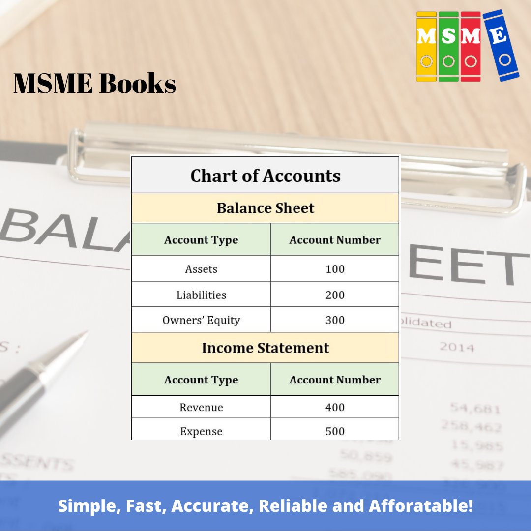 Setup COA at MSME Books - Cover Image